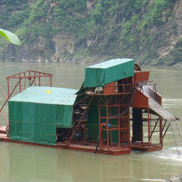 西藏小型淘金船-好用的小型淘金船瀚洁环保供应